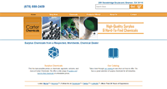 Desktop Screenshot of cartersurpluschemicals.com